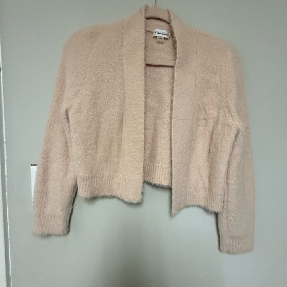 Calvin Klein Women's Cream Cardigan